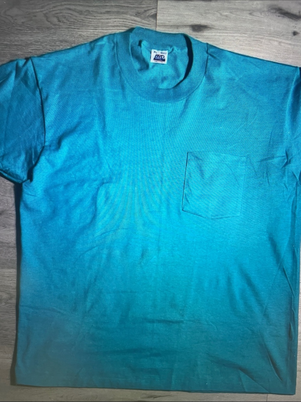 ComfortSoft Pocket Tee - Turquoise Blue - Unbranded